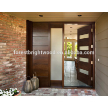 Gardon House Desgin Entry Wood Carding Door Design Malaysia Wood Door with Glass